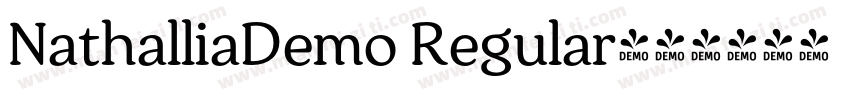 NathalliaDemo Regular字体转换